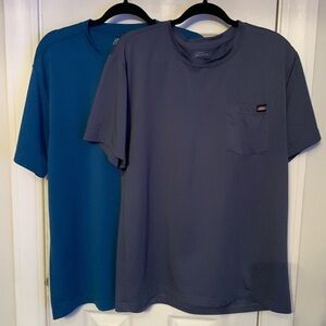Dickies 1 Turquoise , 1 Blue Short Sleeve T-Shirt Size L